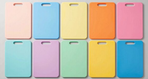 top plastic knife cutting boards