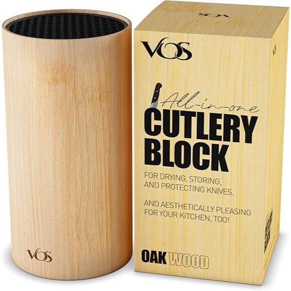 Vos Universal Knife Block with Non-Slip Base