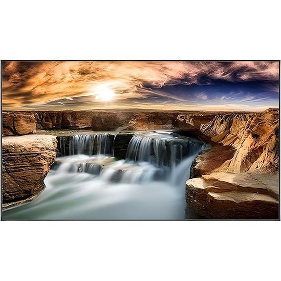 ALR Fixed Wall Projector Screen for Movies & Games