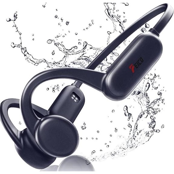 FEICO Bone Conduction Headphones with MP3 Waterproof Bluetooth