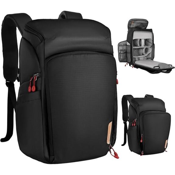K&F CONCEPT Waterproof Camera Backpack with Raincover