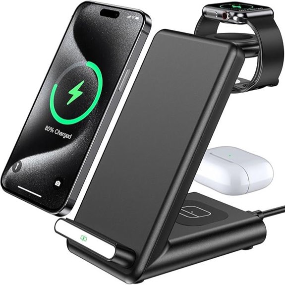 3-in-1 Wireless Charging Station for iPhone AirPods Apple Watch