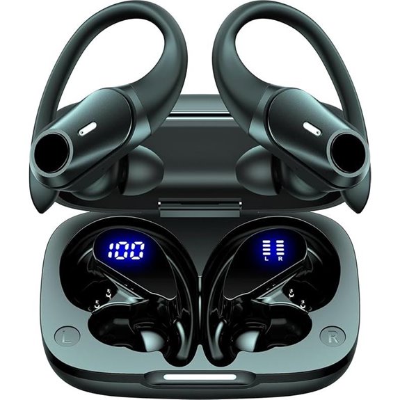 GOLREX Wireless Noise Cancelling Earbuds with Charging Case