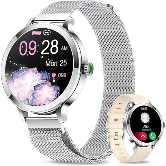Smartwatch for Women Fitness Tracker Waterproof Heart Rate