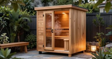 backyard saunas boost wellness