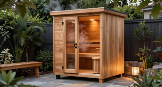 backyard saunas boost wellness