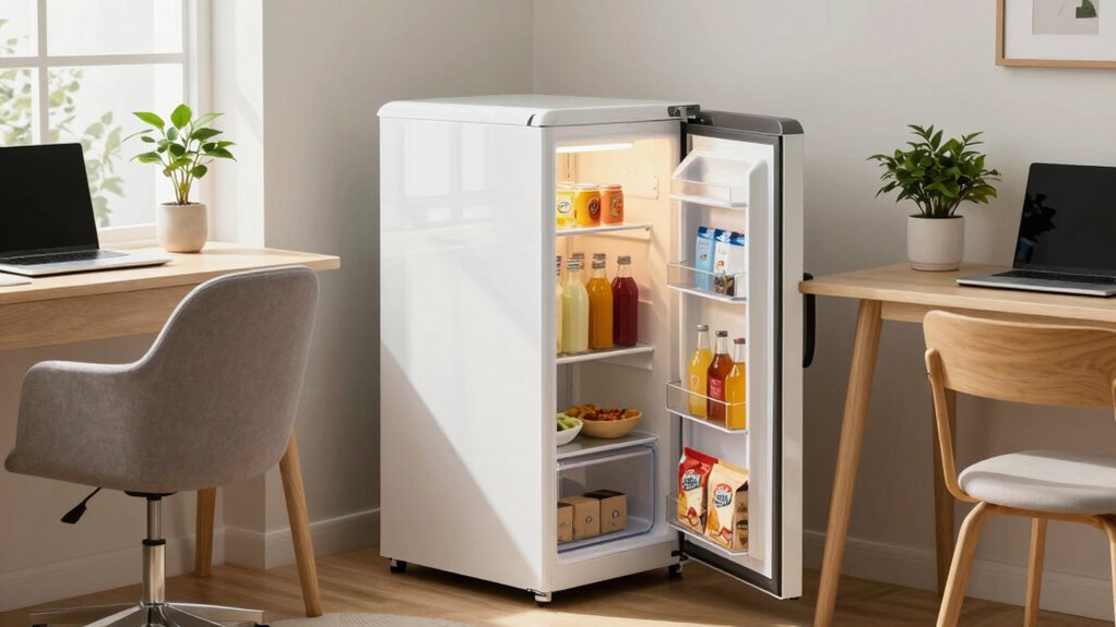 compact portable office fridge