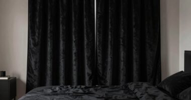 dark peaceful sleep environment