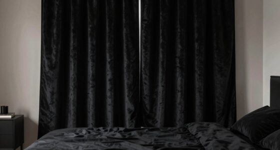 dark peaceful sleep environment