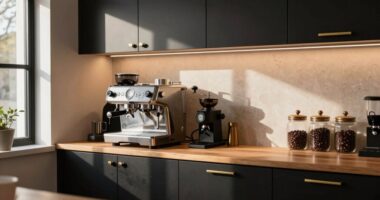 dedicated coffee ritual space