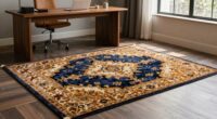 elegant soothing textured rug