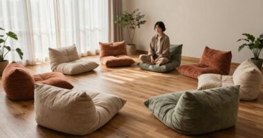 enhance comfort with cushions