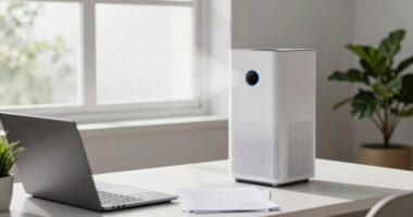 enhances workspace air quality