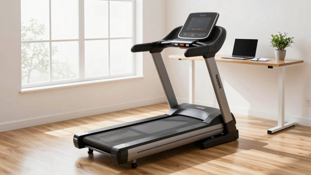 ergonomic adjustable treadmill setup