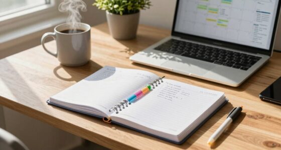 establishing consistent weekly planning