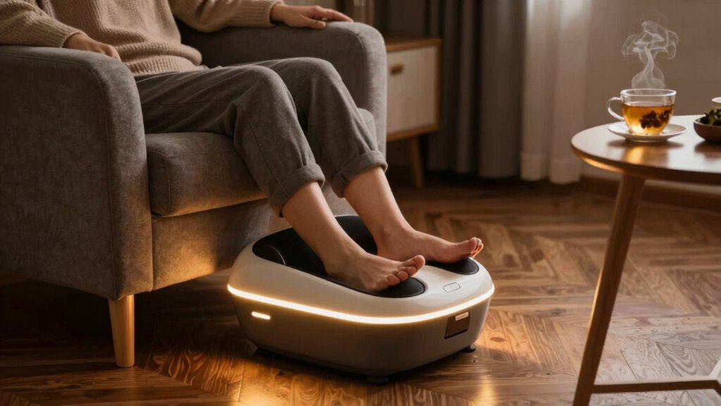 foot reflexology promotes relaxation
