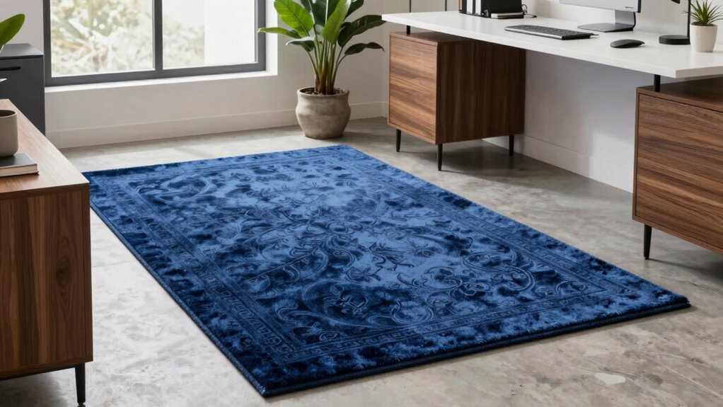harmonious textured strategic rug