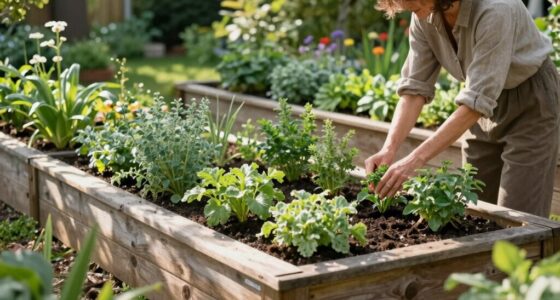 healthy organized relaxing gardening