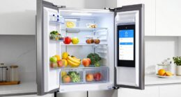 high tech organized kitchen storage