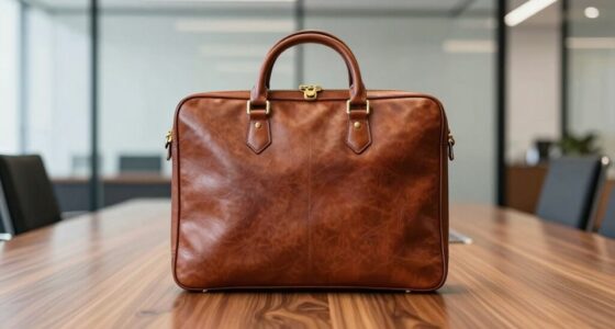 leather briefcases enhance authority