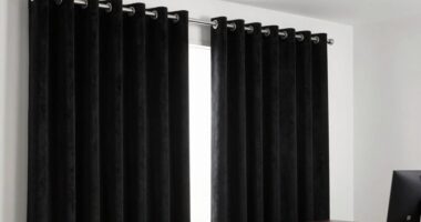 luxury blackout office curtains
