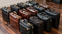 luxury briefcases with laptops
