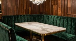 luxury dining bench sets