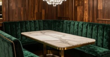 luxury dining bench sets
