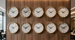 luxury office wall clocks