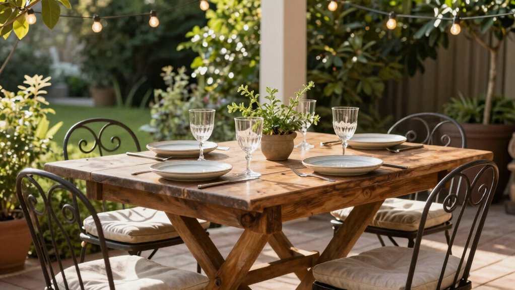 mindful outdoor living space