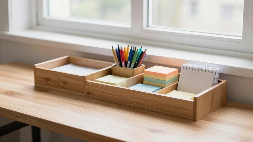 organized calming ergonomic workspace