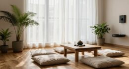preparing a calming space