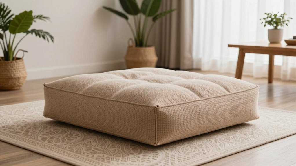supportive stylish meditation cushion