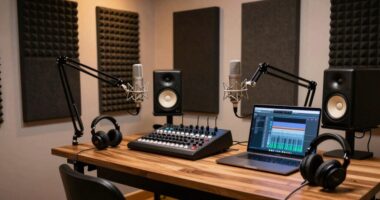 top home podcast setups