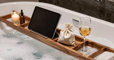 top luxury bath caddies