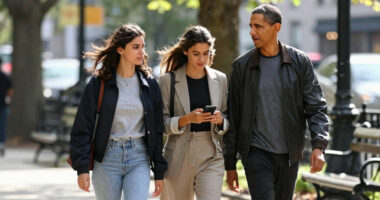 A glimpse at Sasha and Malia Obama growing up in public eye