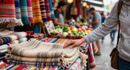 Bustling Street Culture Marketplaces