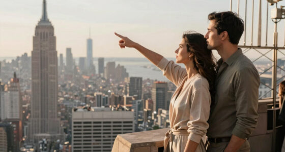 Couple On Empire State Building
