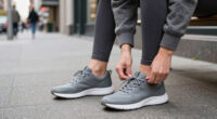 Leather Running Sneakers